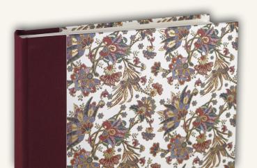 elegant photo album with Florentine pattern